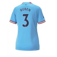 Manchester City Ruben Dias #3 Fußballbekleidung Heimtrikot Damen 2022-23 Kurzarm